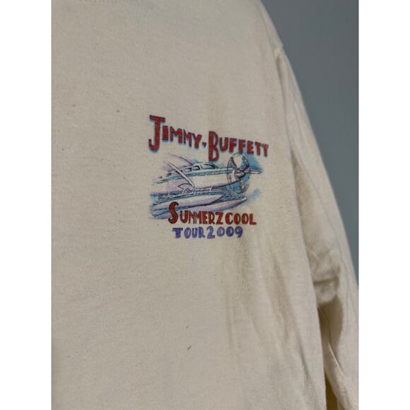 Jimmy Buffet Summerzcool Tour 2009 front and back graphic tshirt - Picture 5 of 7
